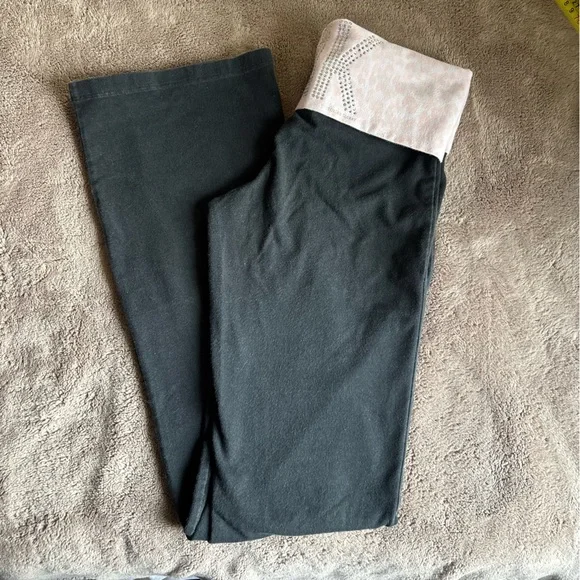 PINK by Victoria's Secret Black Yoga Pants size S - Picture 5 of 12
